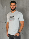 Herren T-shirt mit Aufdruck Farbe Grau DSTREET RX5406