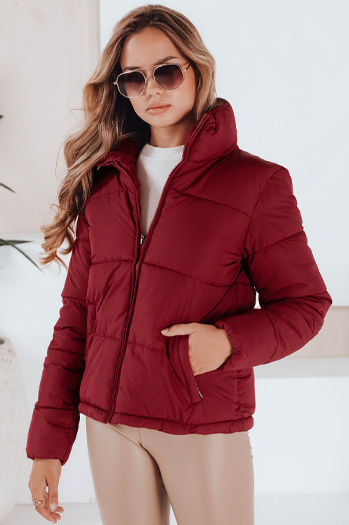 Damen Steppwinterjacke LAROSE kastanienbraun Dstreet TY5218