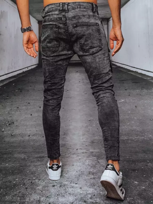 Herren Jeans Cargohose Schwarz Dstreet UX3580