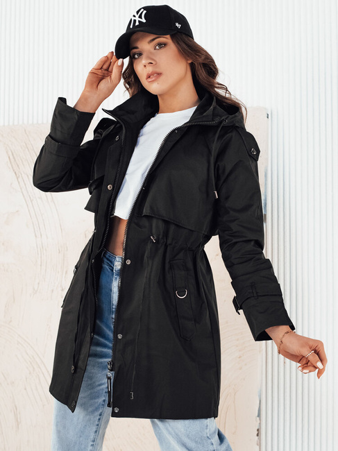 Damen Parka Jacke BRENS schwarz Dstreet TY4230