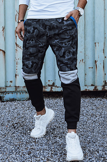 Herren camo schwarz Sweatpants Dstreet UX4429