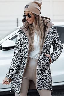 Damen Winterjacke PURRBREEZ lang gesteppt wendbar mit Kapuze camel Dstreet TY4660