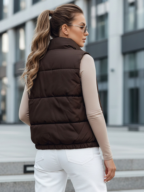 Damen Steppweste URBANELLE braun Dstreet TY4970