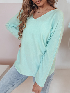 Damen Einheitsgröße langer Pullover SOFTIL mint Dstreet MY2443_5