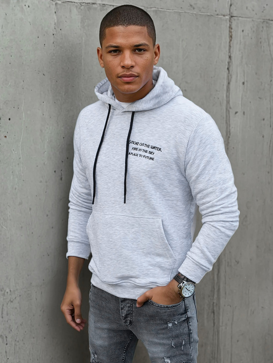 Herren Kapuzenpullover Farbe Hellgrau DSTREET BX5462