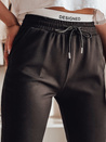 Damen Slim Fit Jogginghose SPORTIVO schwarz Dstreet UY2398
