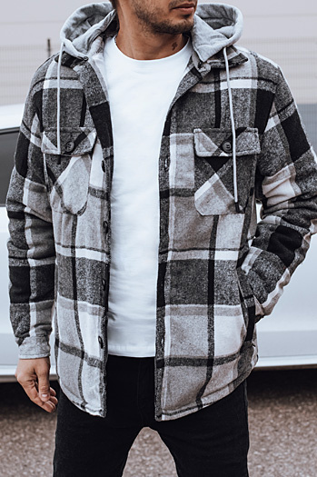 Herren Kapuzenjacke schwarz Dstreet TX4958