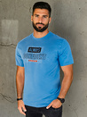 Herren T-shirt mit Aufdruck Farbe Blau DSTREET RX5408