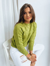 Damen Durchbrochener Pullover ALCAMO Farbe Hellgrün DSTREET MY1958