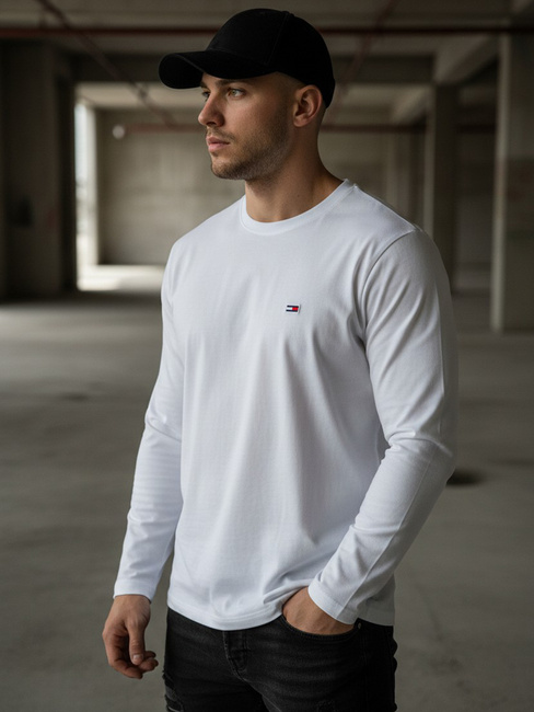 Herren Longsleeve Weiß Dstreet LX0537