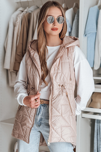 Damen Übergangs-Steppweste OLINVIA rosa Dstreet TY4885