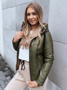 Damen Steppjacke LOVE YOU Farbe Grün DSTREET TY3836
