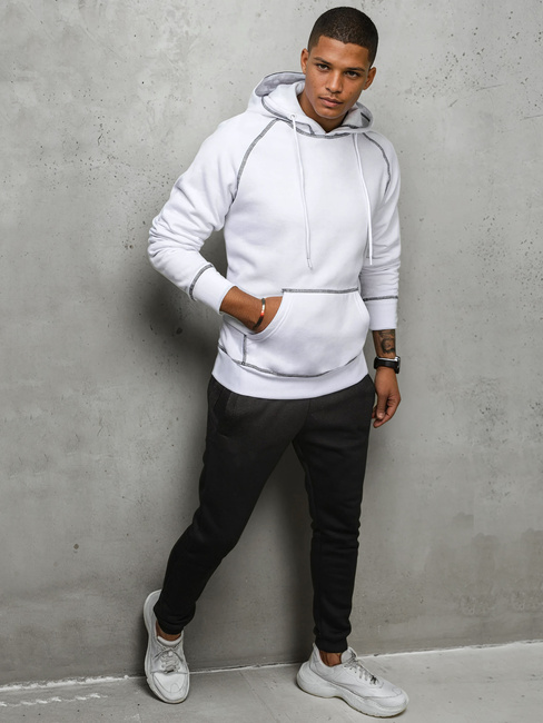 Herren Kapuzenpullover Farbe Weiß DSTREET BX5516
