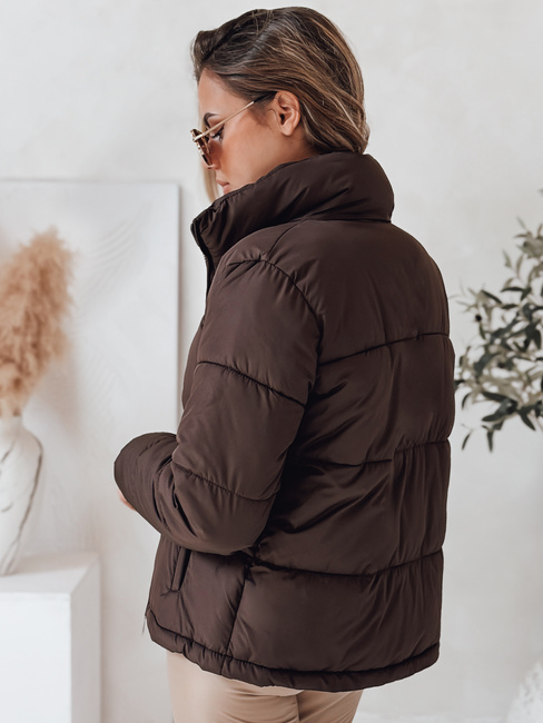 Damen Steppwinterjacke LAROSE braun Dstreet TY4943