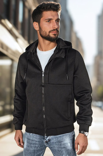 Herren Übergangsjacke mit Kapuze schwarz Dstreet TX5016