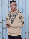 Herren-Kapuzenpullover beige Dstreet BX5842