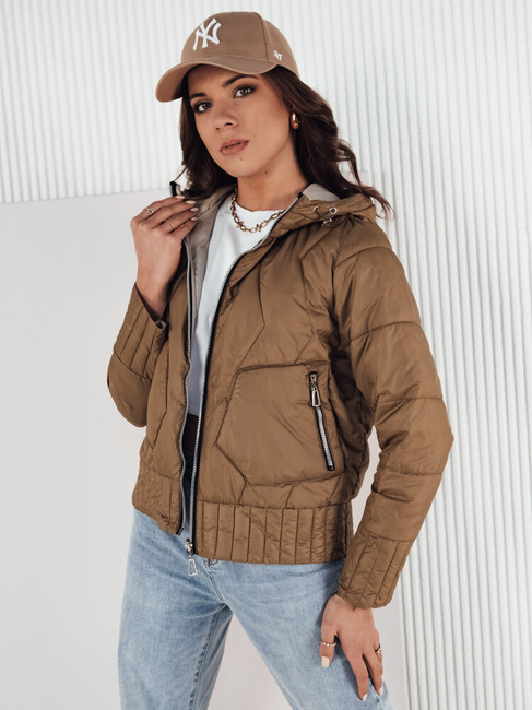 Damen Übergangsjacke FALES Farbe Camel DSTREET TY4206