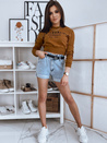 Damen Sweatshirt SAN FRANCISCO Braun Dstreet BY0923