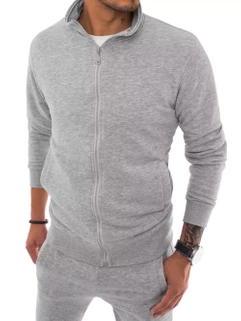 Herren Sweatshirt Zip Grau Dstreet BX5036_1