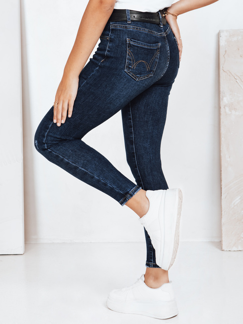 Damen Skinny Jeans navy blau Dstreet UY2813