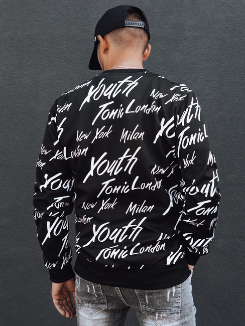 Herren Sweatshirt ohne Kapuze schwarz Dstreet BX5779