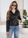 Damen Leder Ramones Jacke schwarz Dstreet TY5200