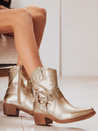 Damen Cowboystiefel mit goldener Schnalle Dstreet ZY1270