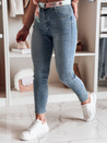 Damen Denim Slim Fit Hose mit Gürtel TRENDLINE blau Dstreet UY2478