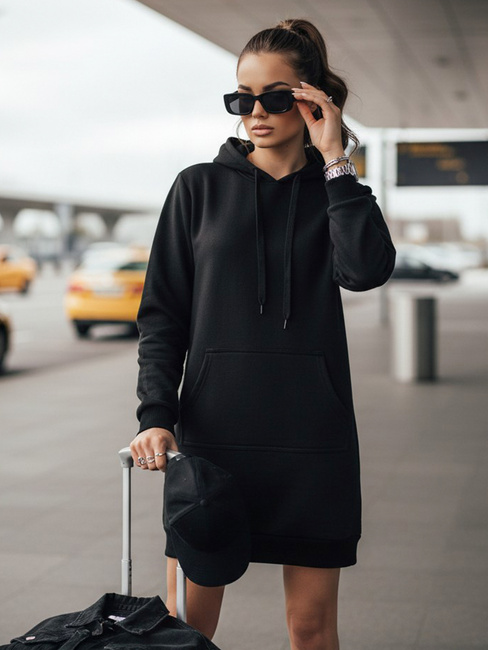 TIMMY Sweatshirt/Kleid schwarz Dstreet EY1931