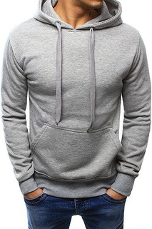 Herren Kapuzenpullover Hellgrau BX3646