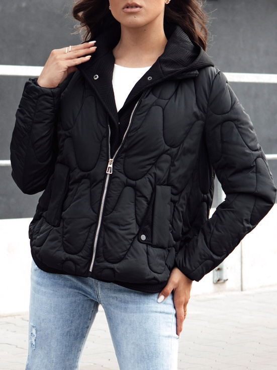 Damen Winterjacke WINDGLAM schwarz Dstreet TY4423