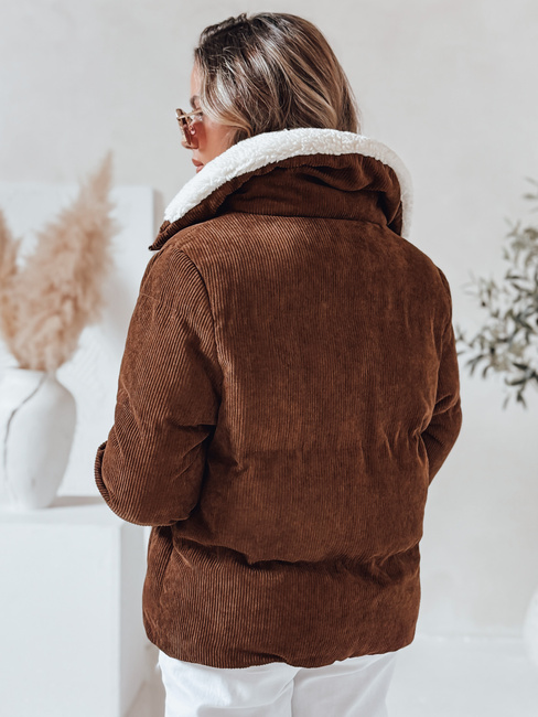 Damen Winterjacke TRENDYGLAM braun Dstreet TY4941