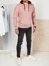 Herren Sweatshirt mit Aufdruck Farbe Rosa DSTREET BX5719