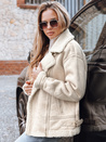 Damen Schafsfell Ramones Jacke beige Dstreet TY5245
