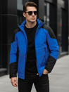 Herren Winterjacke mit Kapuze blau Dstreet TX5122