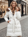 Gesteppte Damen-Winterjacke mit Pelz STYLEBELLA weiß Dstreet TY4610z