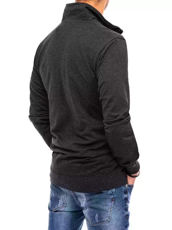 Herren Sweatshirt Zip Dunkelgrau Dstreet BX5087