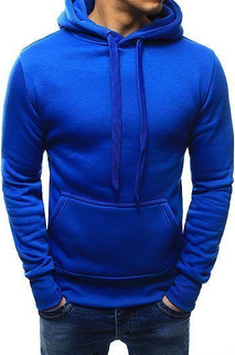 Herren Kapuzenpullover Blau BX2392