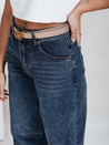 Blaue Damenjeans mit weitem Bein Dstreet UY2749