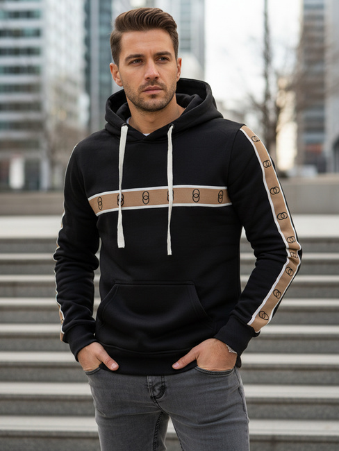 Herren Kapuzenpulli schwarz Dstreet BX5944