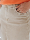 Denim Maxirock TELL ME MAXI beige Dstreet CY0480