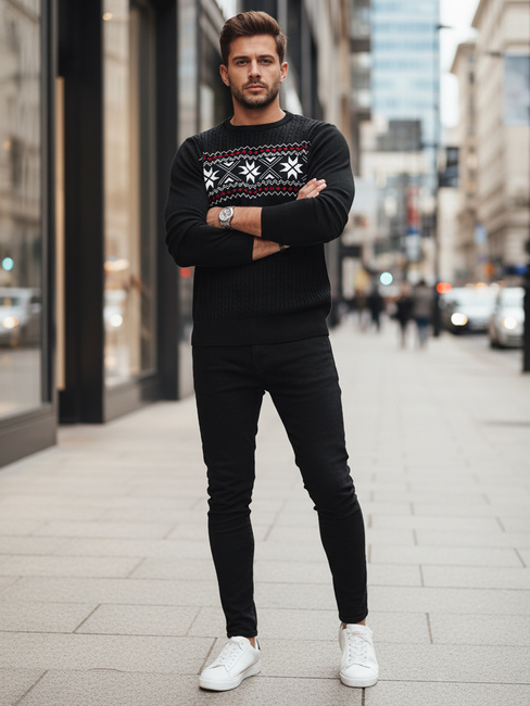 Herren Pullover schwarz Dstreet WX2276