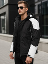 Herren Winterjacke mit Kapuze schwarz Dstreet TX5123