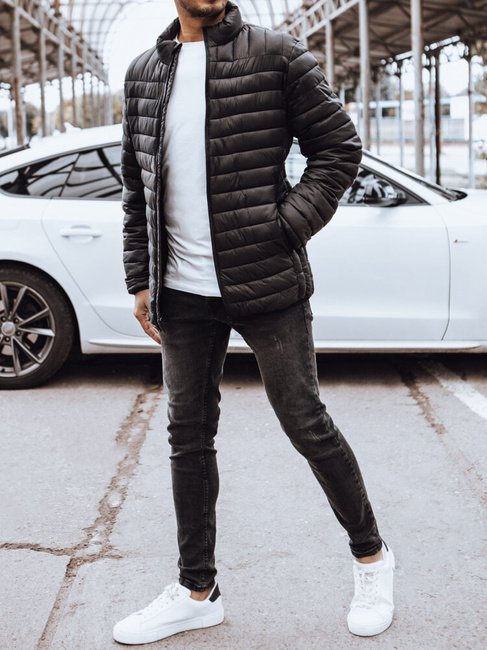 Herren Übergangsjacke Farbe Schwarz DSTREET TX4582