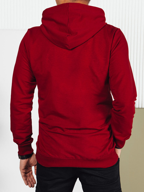 Herren Kapuzenpullover Farbe Weinrot DSTREET BX5728