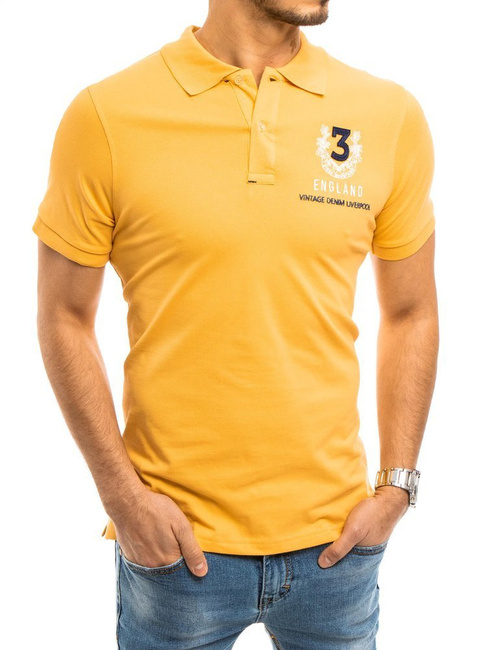 Herren Poloshirt Gelb Dstreet PX0358