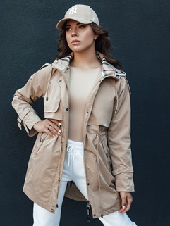 Damen Parka Jacke FASHLOVE beige Dstreet TY4407_2