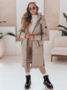 Damen Übergangsjacke ORVITA gesteppt mit Kapuze beige Dstreet TY5026