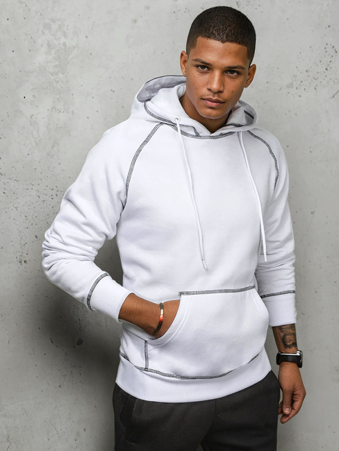 Herren Kapuzenpullover Farbe Weiß DSTREET BX5516