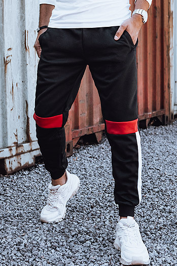 Herren Sweathose mit Kordelzug schwarz Dstreet UX4448